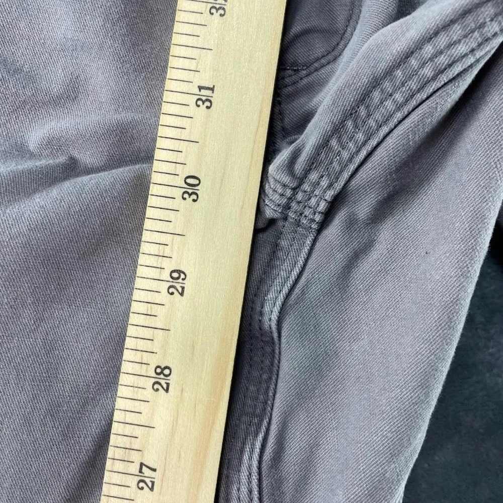 Duluth Trading Co Pants Mens 34x30 Gray Flex Ballroom Khakis Relaxed Fit Casual